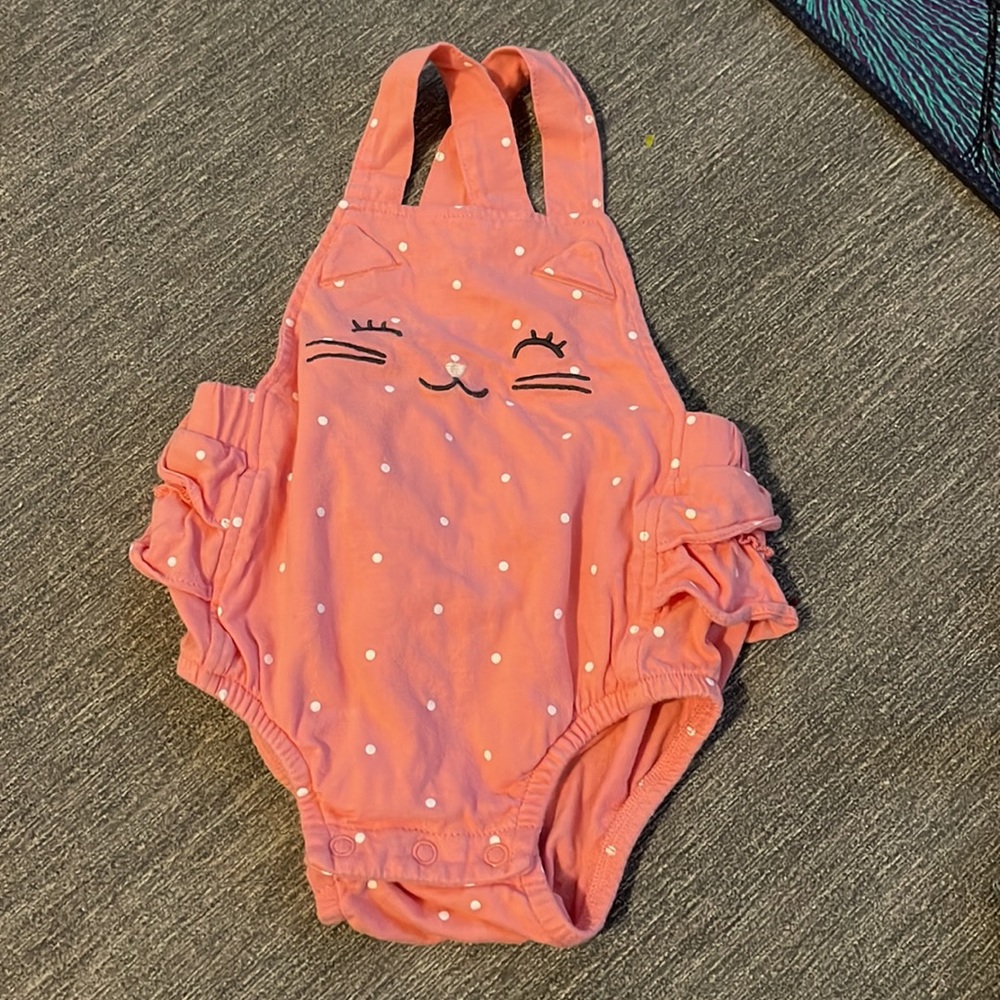 Set of 3 overall rompers size 12M - Picture 4 of 7